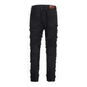 Todroki Flare-Fit Black Damage – Todroki Denim (2)