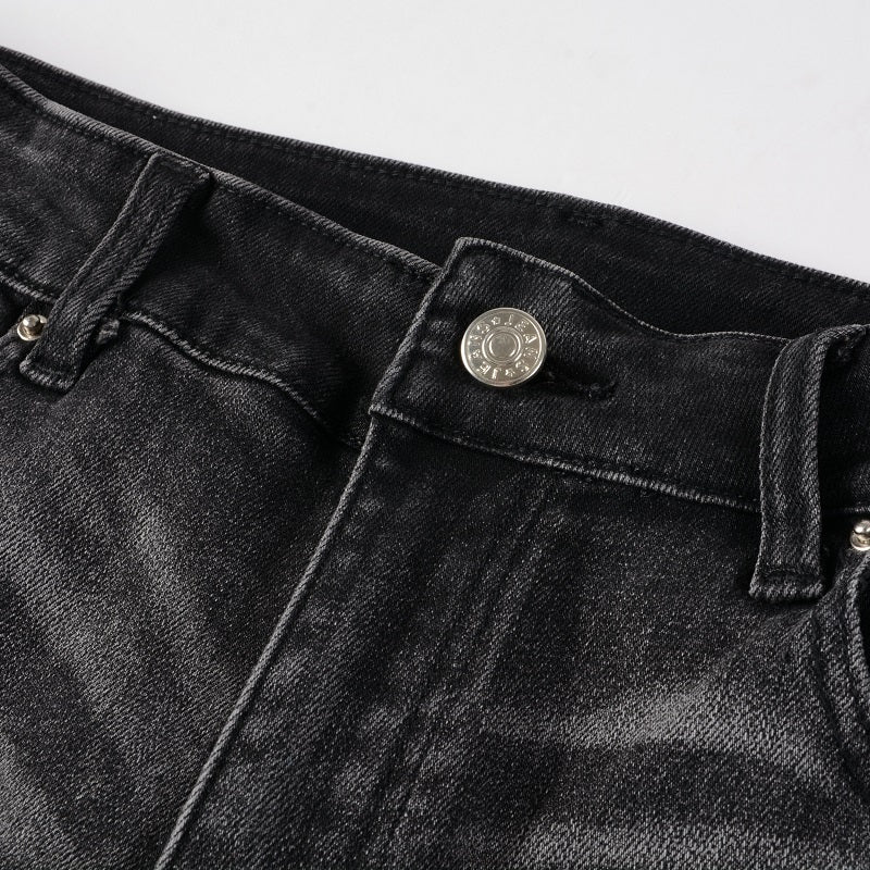 Todroki Graphite Bloom – waistband and button