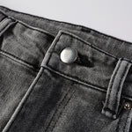Load image into Gallery viewer, Todroki Granite Scroll – waistband and button