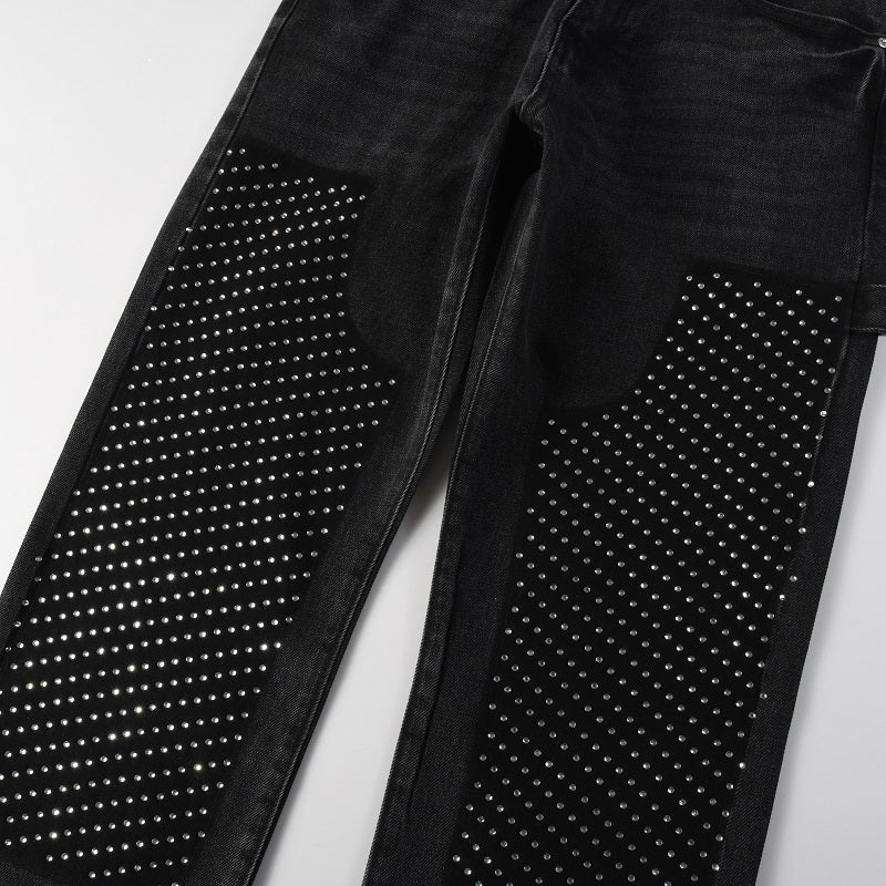 Todroki Pewter Anvil – studded knee panel
