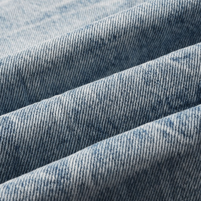Todroki Chroma Slash – denim fabric close-up