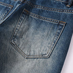 Load image into Gallery viewer, Todroki Indigo Breach – back pocket detail