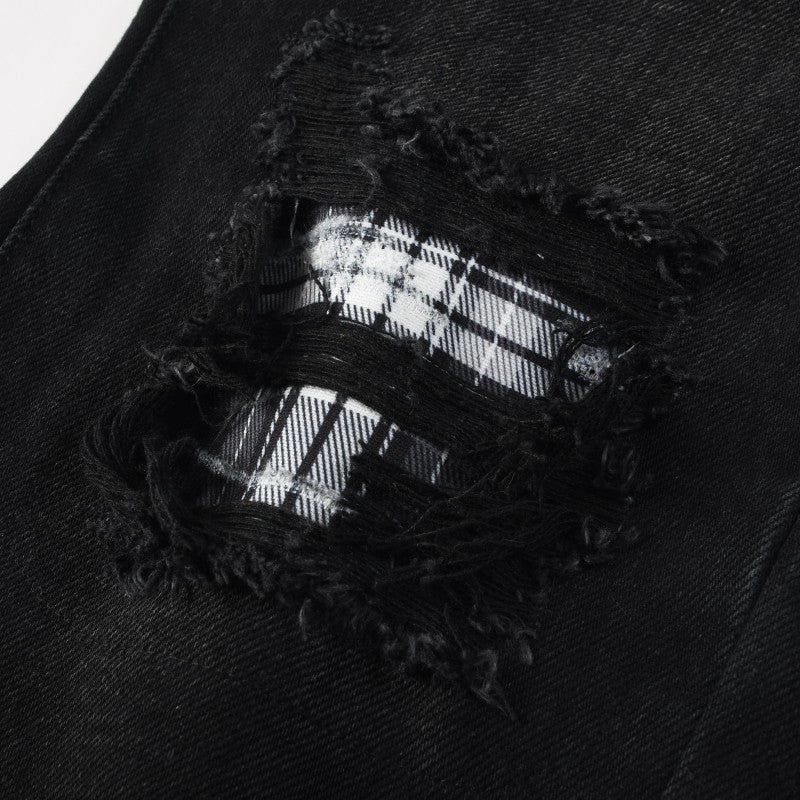 Todroki Night Weave – plaid backing close-up