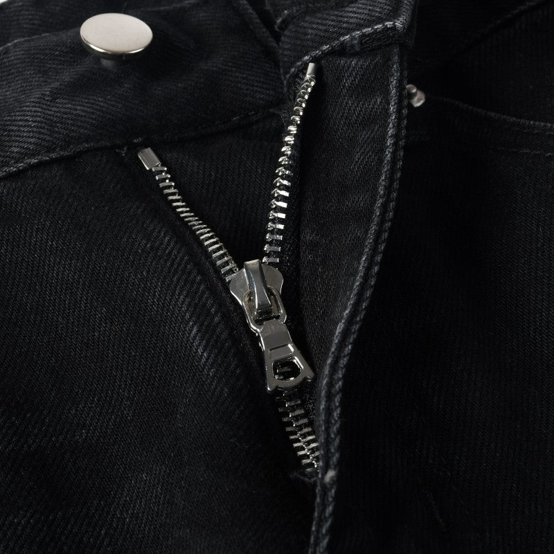 Todroki Night Weave – zip and fly detail