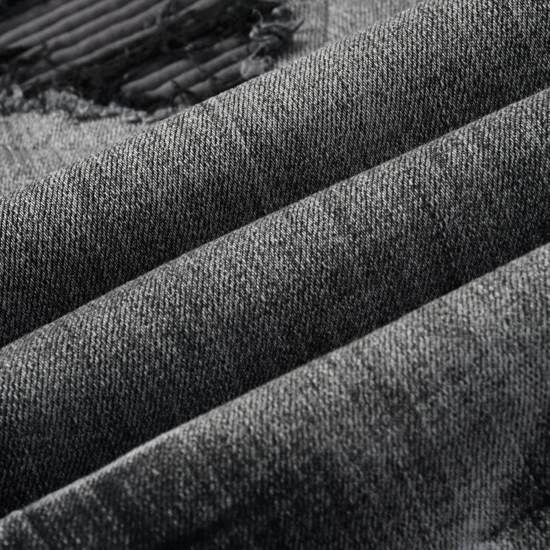 Todroki Ash Void – denim fabric close-up