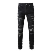 Todroki Slim-Fit Black Paisley – Todroki Denim