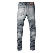Todroki Slim-Fit Grey Damage – Todroki Denim (2)