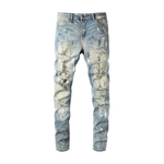 Load image into Gallery viewer, Todroki Slim-Fit Light Wash Crash – Todroki Denim