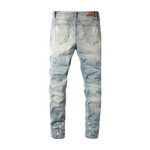 Load image into Gallery viewer, Todroki Slim-Fit Light Wash Crash – Todroki Denim (2)