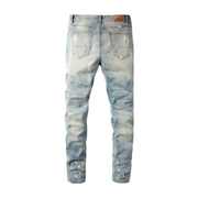 Todroki Slim-Fit Light Wash Crash – Todroki Denim (2)