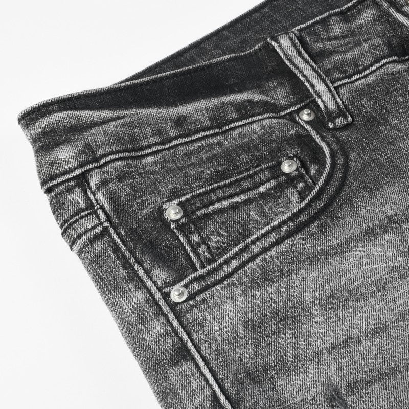 Todroki Grey Ember – coin pocket detail