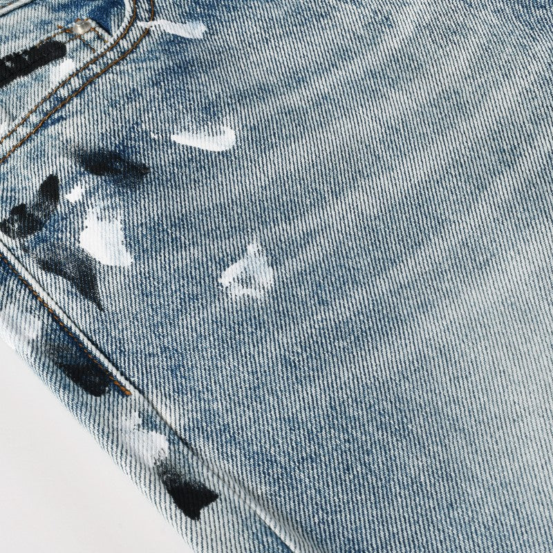 Todroki Pale Static – paint splatter close-up