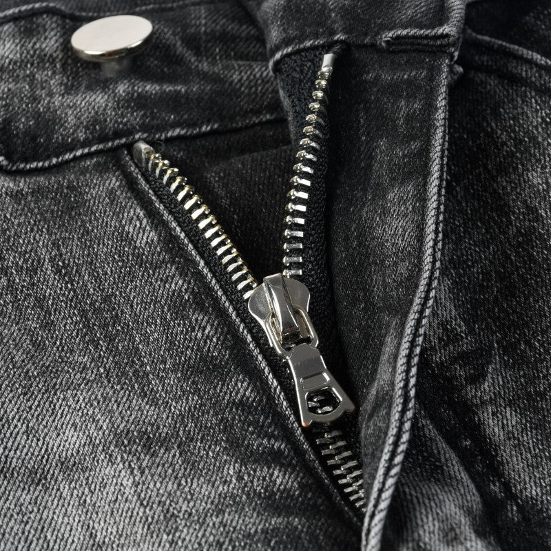 Todroki Grey Ember – zip and fly detail
